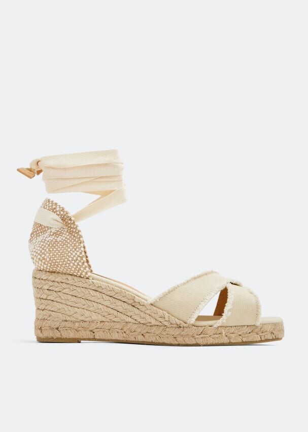 

Эспадрильи CASTAÑER Bluma wedge espadrilles, бежевый