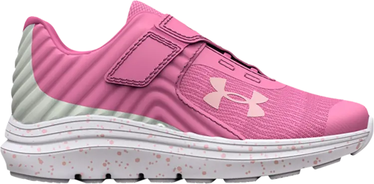 

Кроссовки Under Armour Outhustle Printed TD Flamingo White, розовый