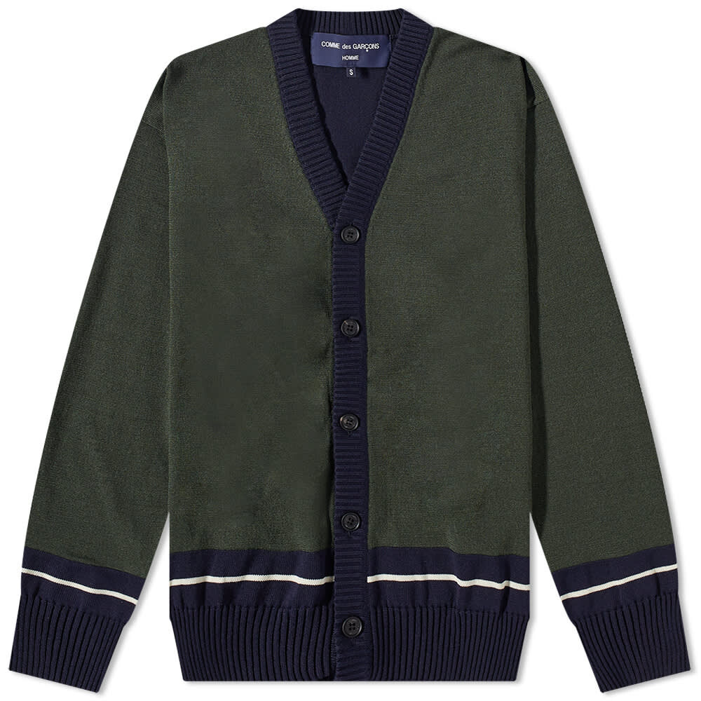 

Джемпер Comme des Garçons Homme Contrast Hem Cardigan, Серый