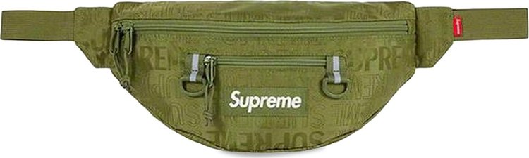 Сумка Supreme Waist Bag Olive, зеленый сумка nike gym club plus bag olive зеленый