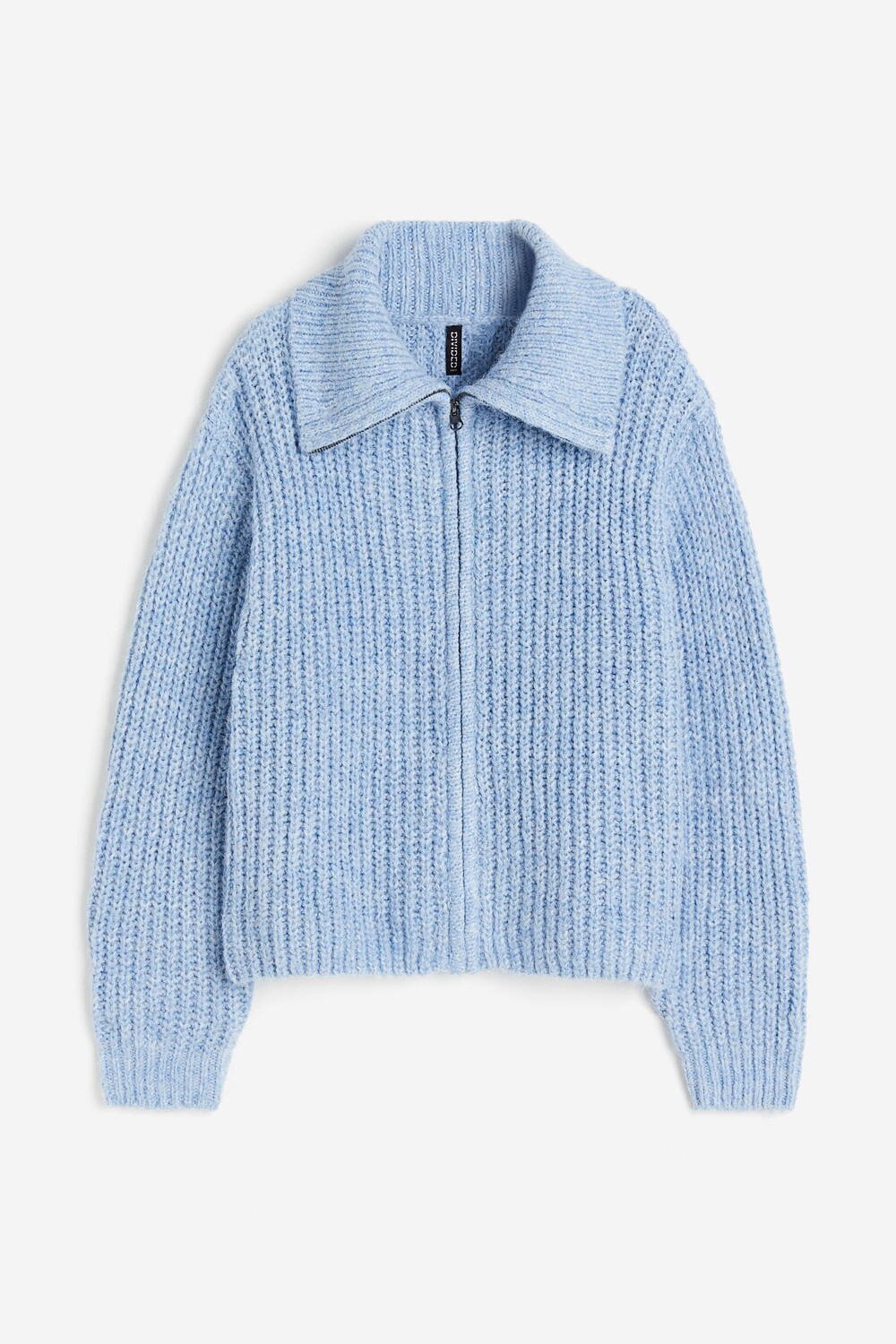 

Кардиган H&M Zip-up, голубой, Синий