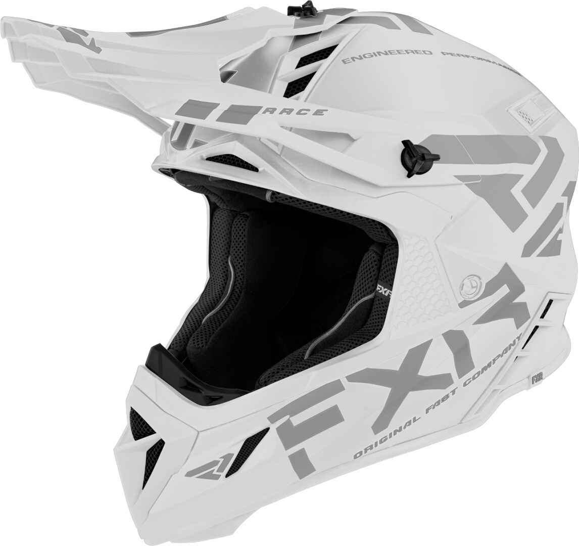 FXR Helium Prime 2023 Шлем для мотокросса, белый