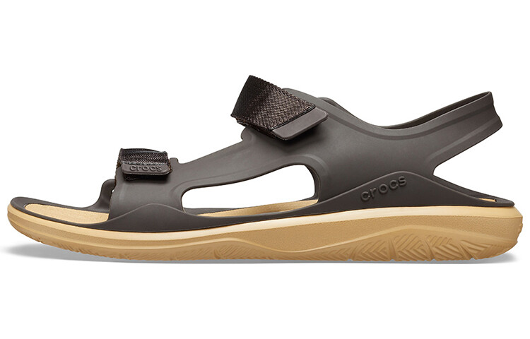 

Пляжные сандалии мужские темно-коричневые Crocs