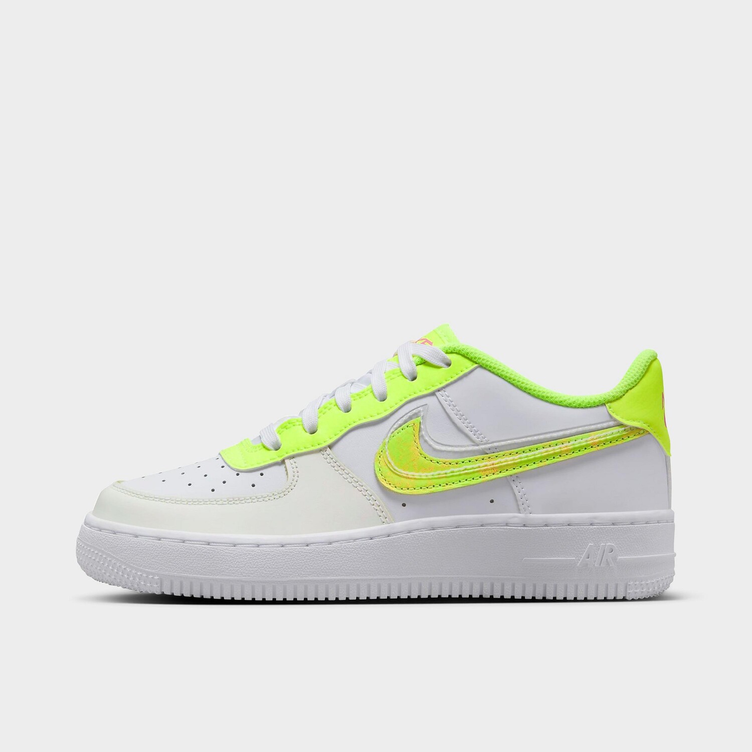 

Детские кроссовки Nike Air Force 1 LV8, бело-желтый