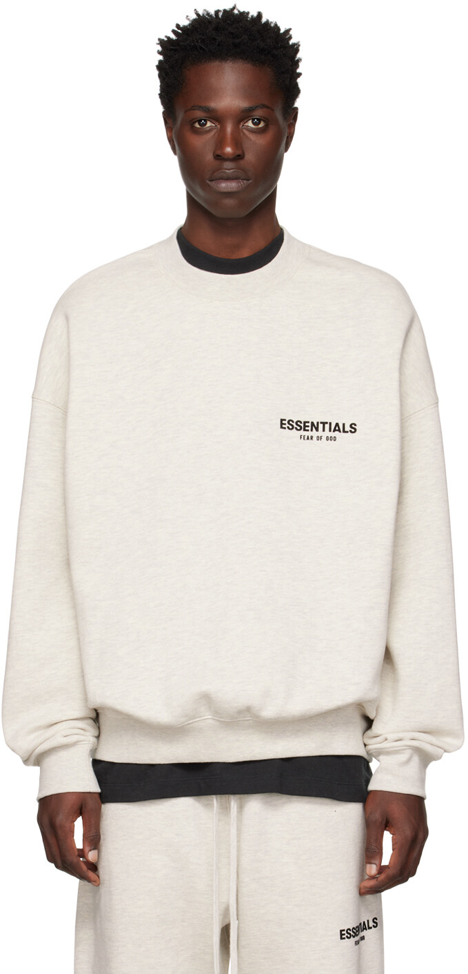 

Толстовка Off-White с круглым вырезом Essentials, Белый