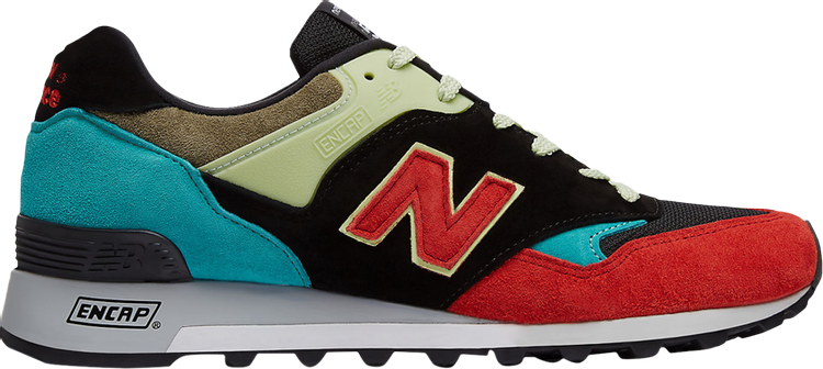 

Кроссовки New Balance 577 Made in England 'Black Multi-Color', многоцветный