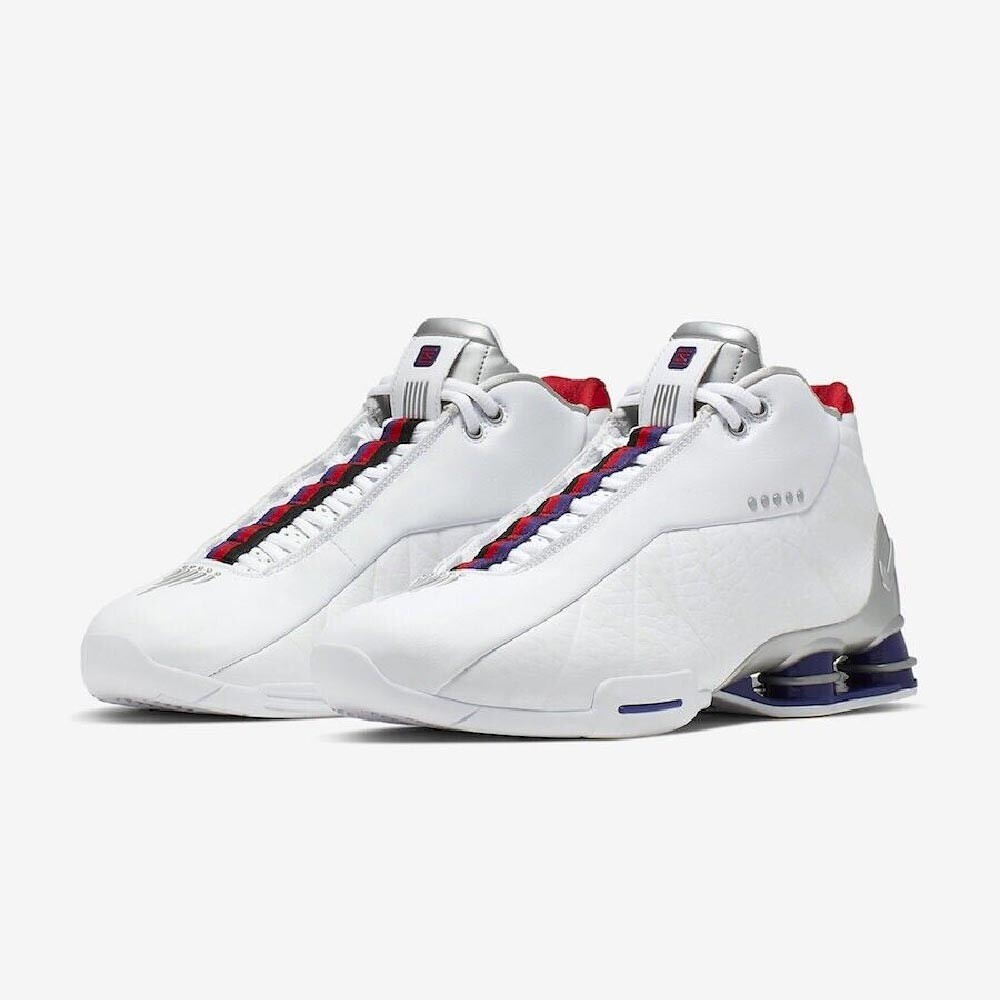 

Кроссовки Nike Shox BB4 Qs Toronto Raptors, белый/красный