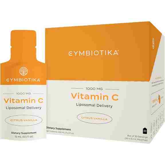 Липосомальный витамин С Cymbiotika Liposomal Vitamin C, 30 пакетиков sunlipid липосомальный витамин c с натуральными ароматизаторами 30 пакетиков по 5 0 мл 0 17 унции