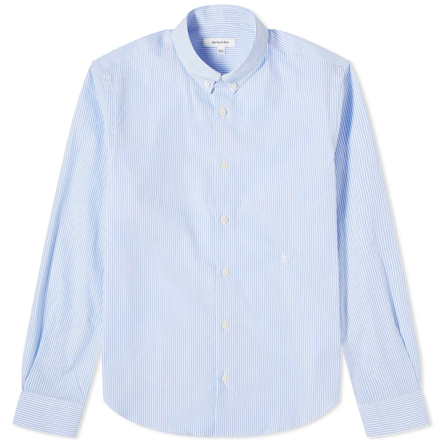 

Рубашка Sporty & Rich Button Down Unisex, светло-синий