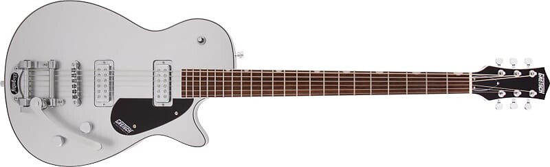 

Электрогитара Electromatic Jet Baritone G5260T с гитарой Bigsby, серебристая, Airline Silver Gretsch G5260TEMTCJETBARISLV