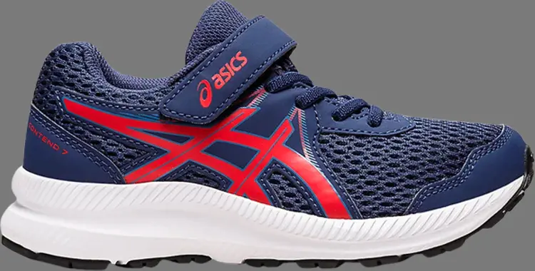 

Кроссовки contend 7 ps 'deep ocean red' Asics, синий
