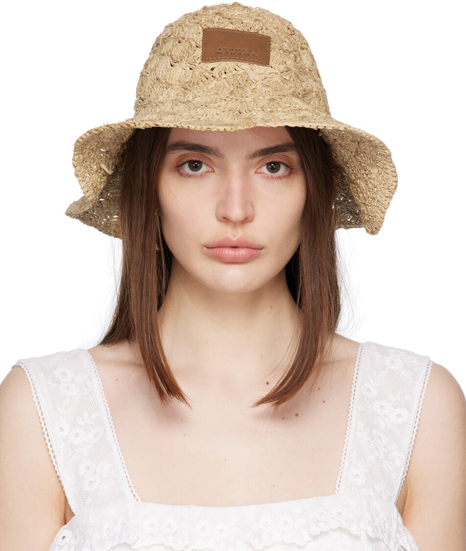 

Бежевая пляжная шляпа Tulum Isabel Marant
