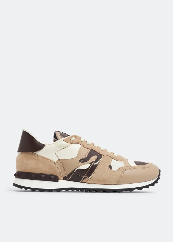 

Кроссовки VALENTINO GARAVANI Camouflage Rockrunner sneakers, бежевый