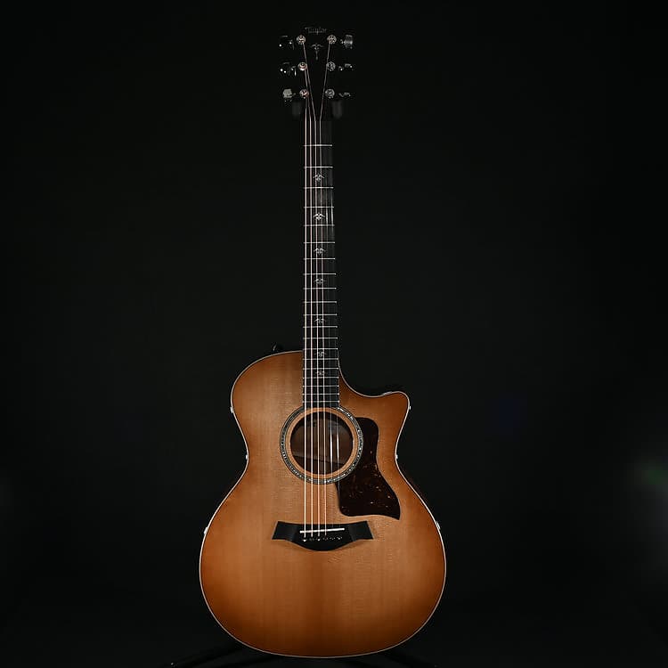 Taylor 2022 514ce Spruce Top Urban Ironbark Задняя/боковая сторона с жестким футляром 2022 514ce Spruce Top Urban Ironbark Back/Side with Hard Case twist back tank top summer candy color women sexy camis push up vests top sexy tube top beauty back crop tops with chest pad