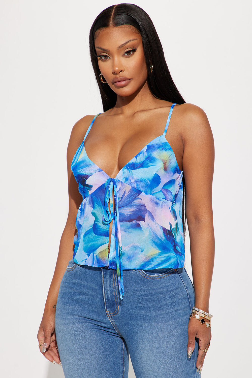 

Топ Fashion Nova T4375FN, синий