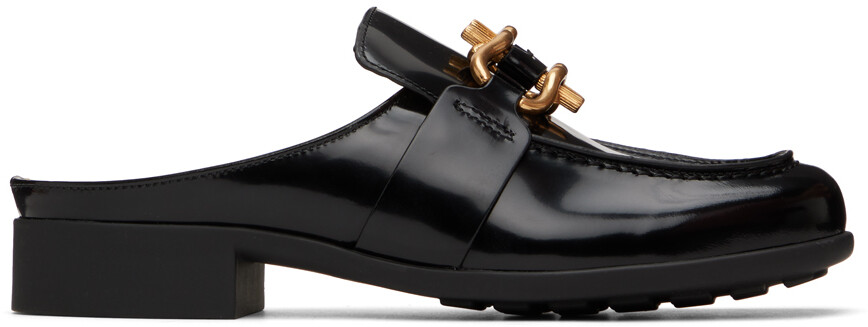 

Черные лоферы Monsieur Bottega Veneta, Черный;серый, Черные лоферы Monsieur Bottega Veneta