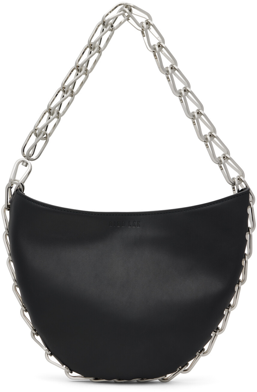 

Черная круглая сумка с цепочкой Dion Lee