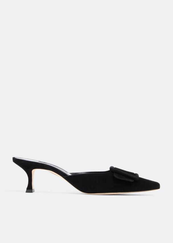 

Мюли MANOLO BLAHNIK Maysale mules, черный