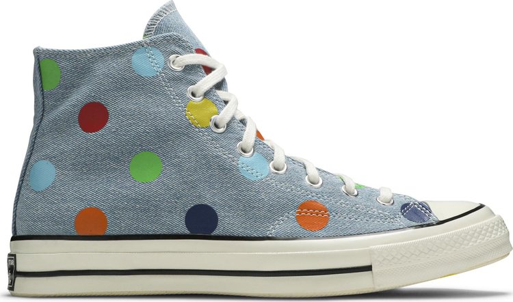 Кроссовки Converse Tyler The Creator x Chuck 70 High Polka Dots, синий converse x tyler the creator golf wang chuck 70 snake