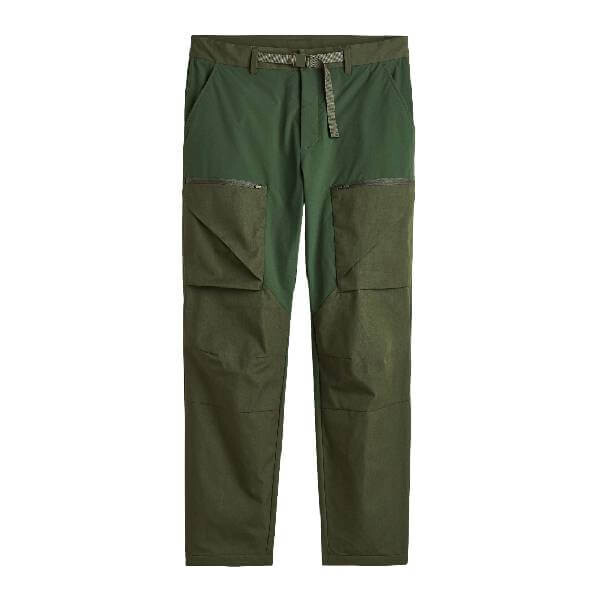 

Водоотталкивающие брюки H&M Regular Fit Water-repellent Shell Pants, темно-зеленый хаки