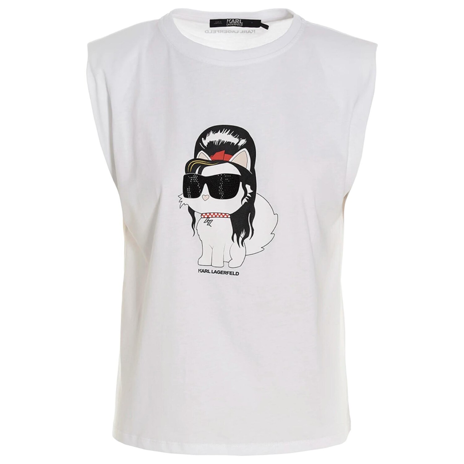 

Топ Karl Lagerfeld K/Superstars Tank, белый