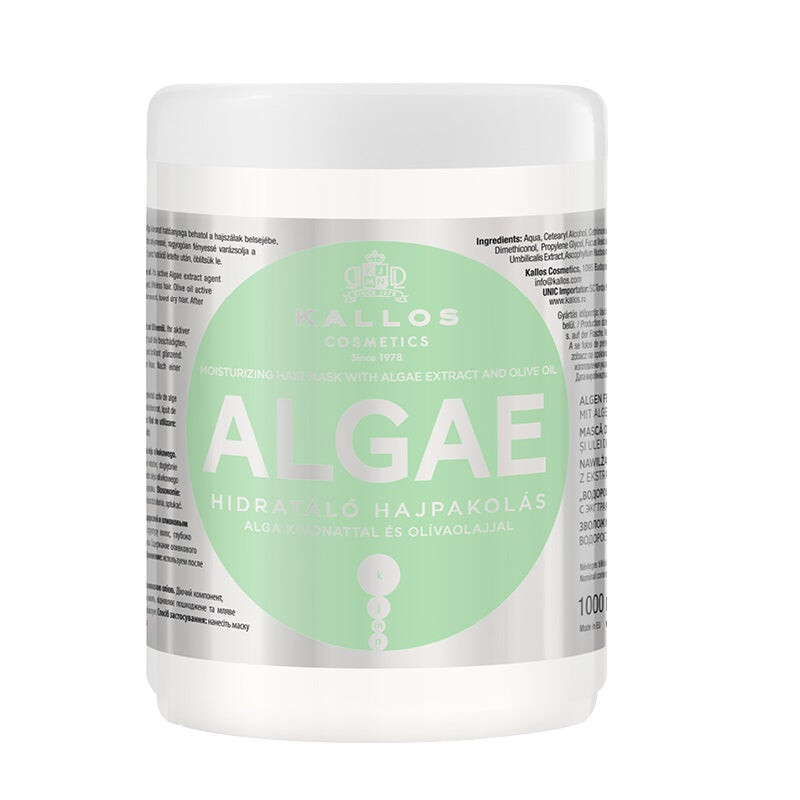 

Kallos KJMN Algae Moisturizing Hair Mask увлажняющая маска для волос с экстрактом водорослей и оливковым маслом 1000мл