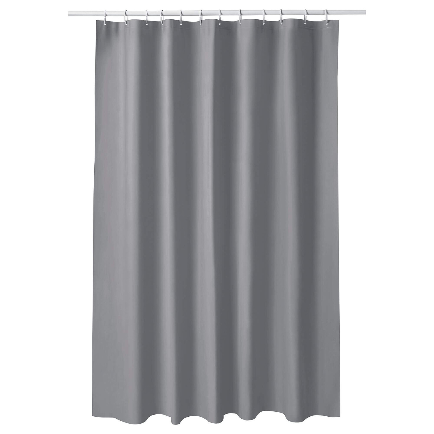 

Штора для ванной IKEA luddhagtorn 180x200 см, серый