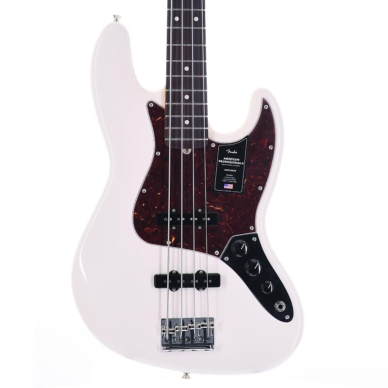 

Fender American Professional II Jazz Bass Палисандр Накладка на гриф Olympic White