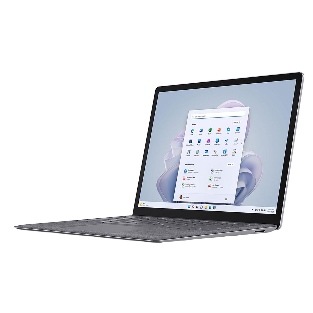 Ноутбук Microsoft Surface Laptop 5, 13,5 Сенсорный, 8Гб/512Гб, i5-1235U, платина (Alcantara), английская клавиатура