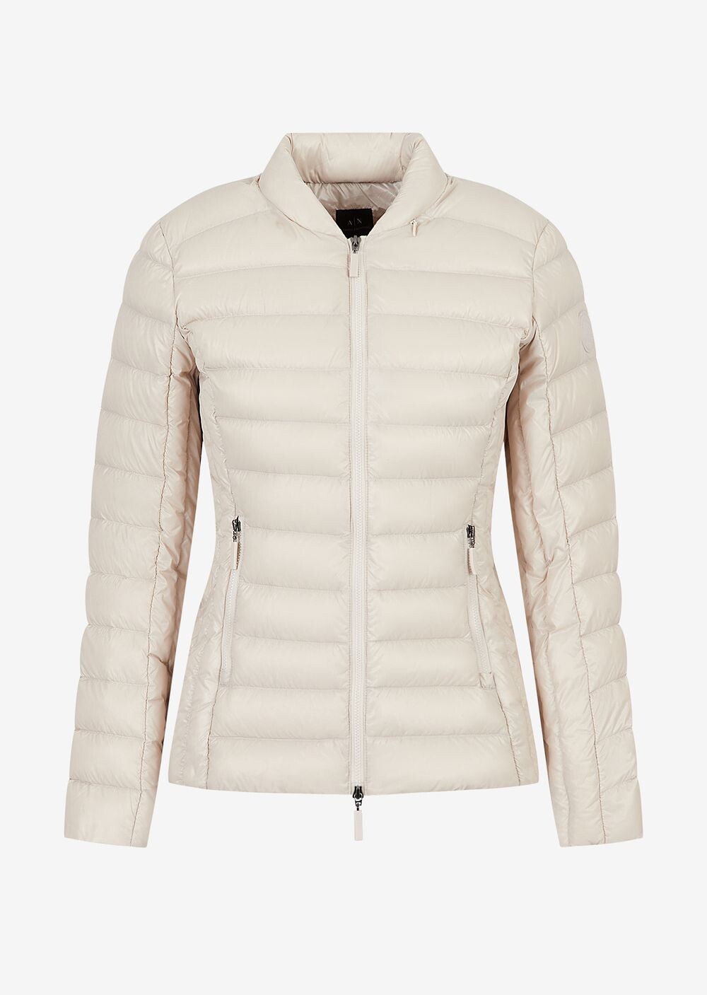 

Пуховик с ультралегким наполнителем Armani Exchange, бежевый