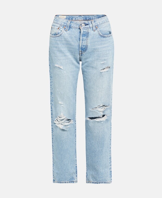 

Джинсы-бойфренды Levi's, светло-синий
