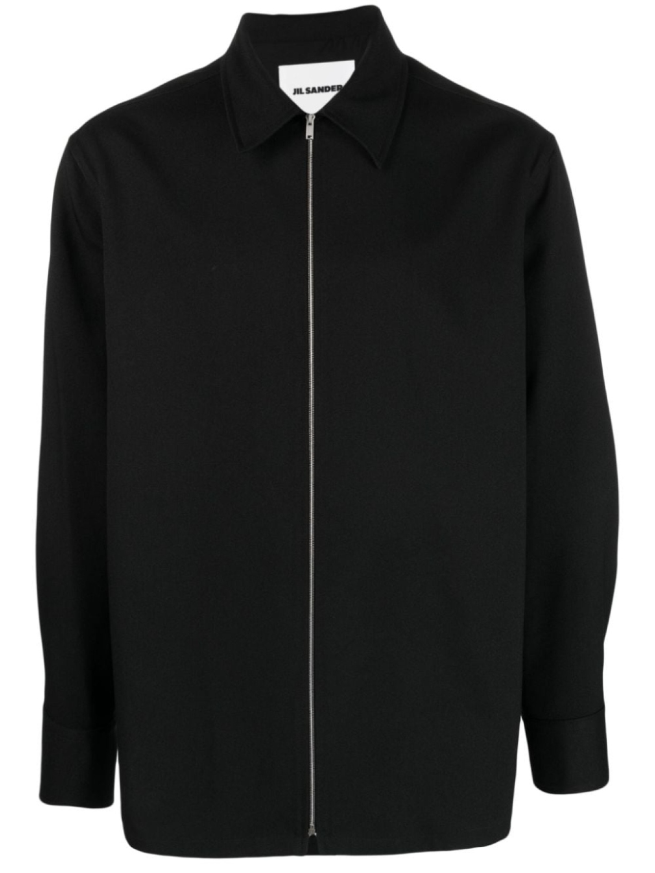 

Jil Sander classic-collar shirt jacket, черный