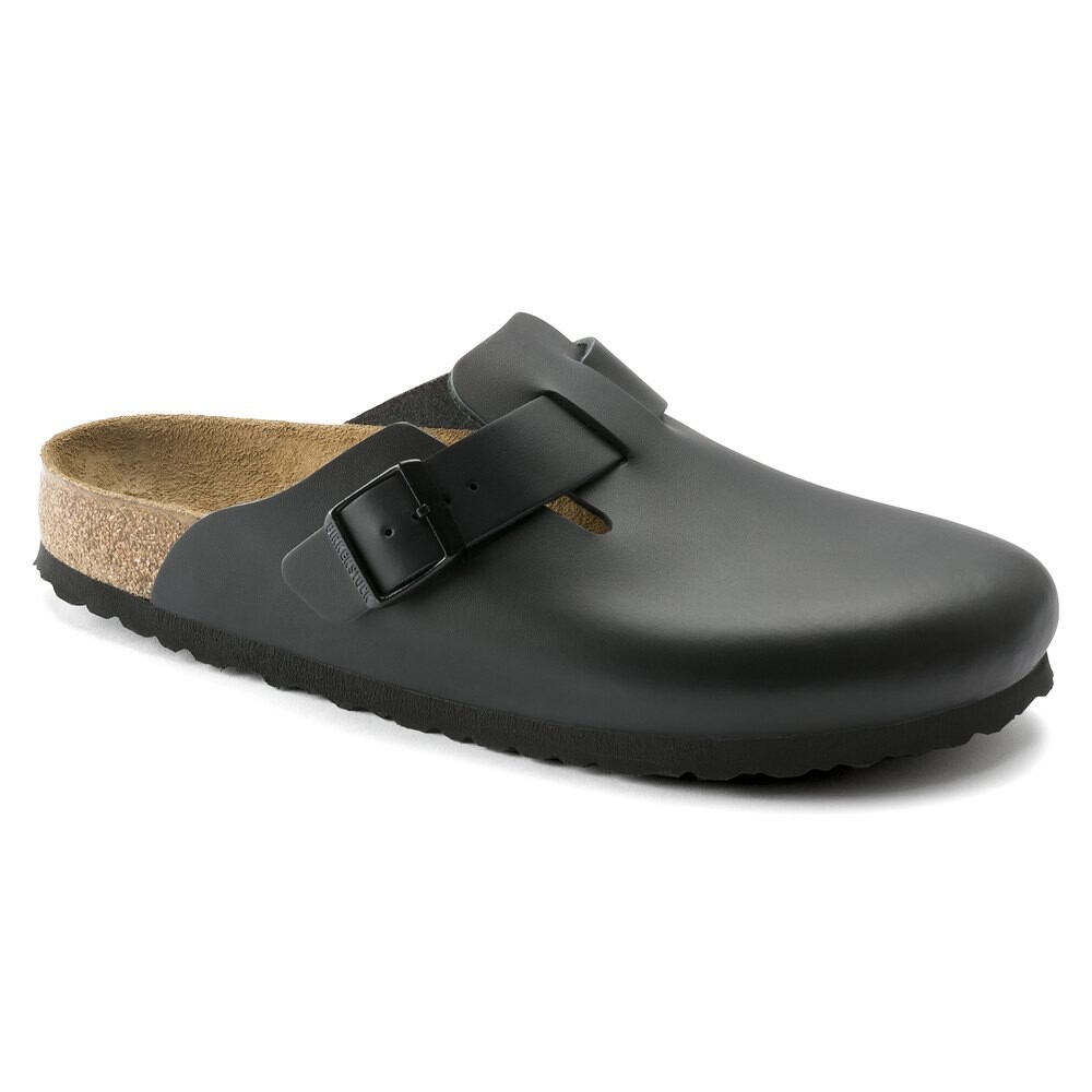 

Сабо Birkenstock Boston Natural Etroit Leather, черный