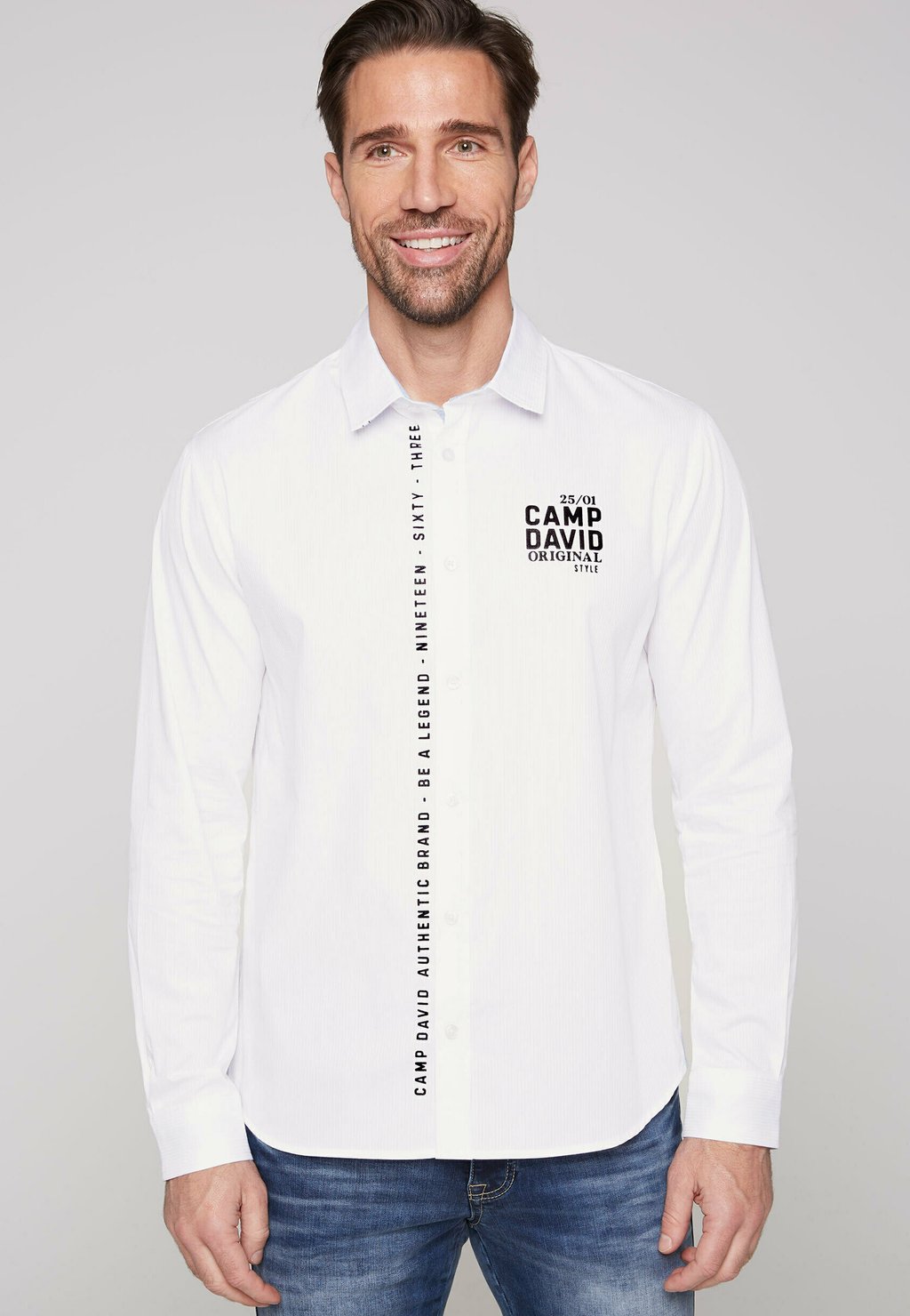 Рубашка Camp David, цвет opticwhite