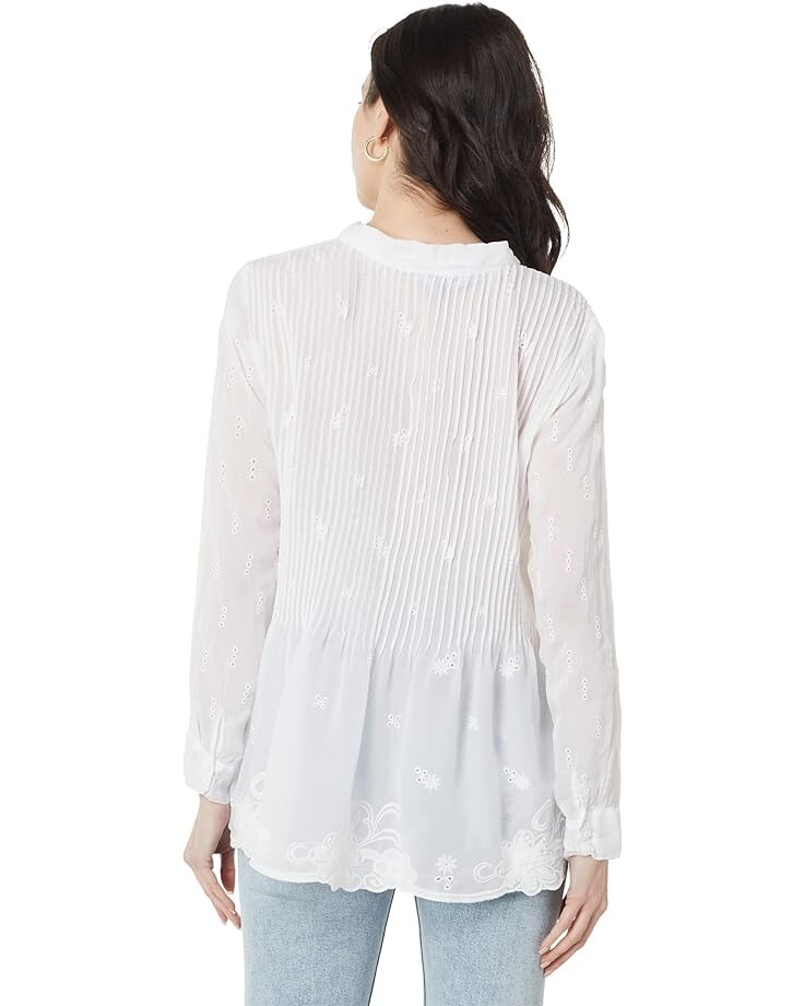 

Блуза Johnny Was Flower Zoyla Blouse, белый