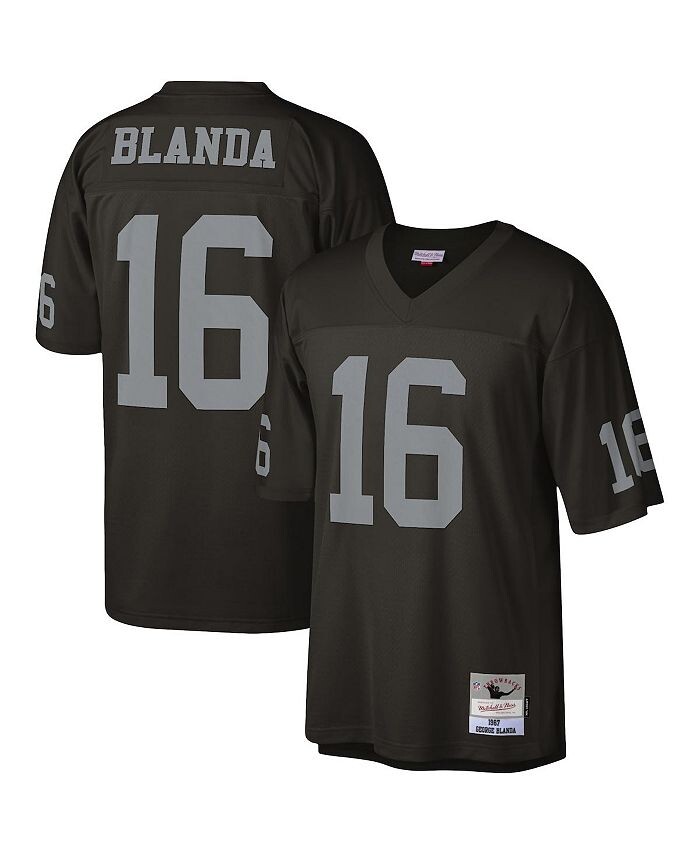 

Мужская черная майка Джорджа Бланды Las Vegas Raiders 1967 Legacy Replica Mitchell & Ness, черный