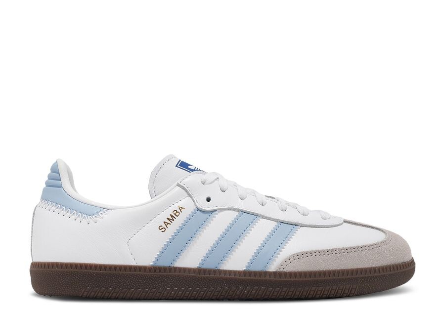 

Кроссовки adidas Samba OG, цвет White Sky Blue