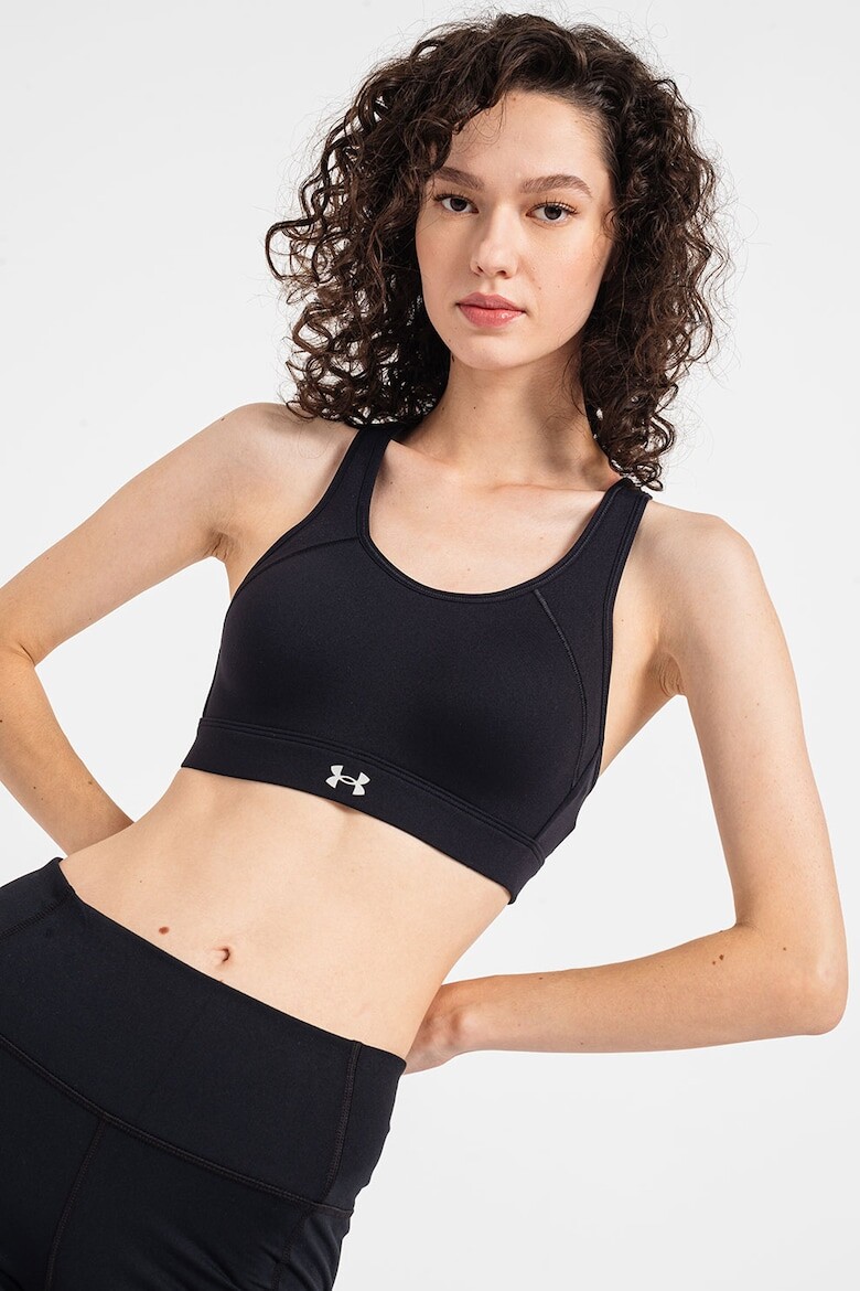 

Спортивный бюстгальтер со скрещенными бретелями Under Armour, черный