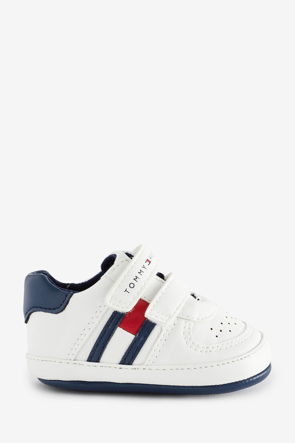 

Кроссовки с вырезами в форме флага и липучкой Tommy Hilfiger, синий