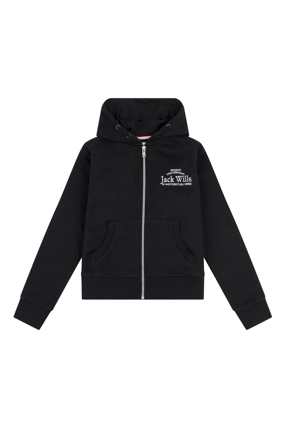 

Черный свитшот Нелли на молнии Jack Wills, черный