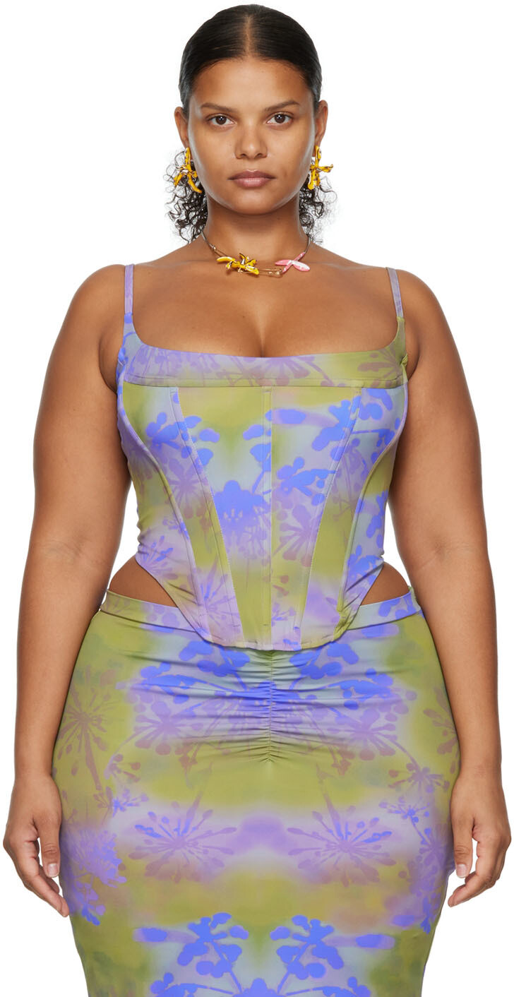 

Майка цвета хаки Paloma Elsesser Edition Venus Miaou