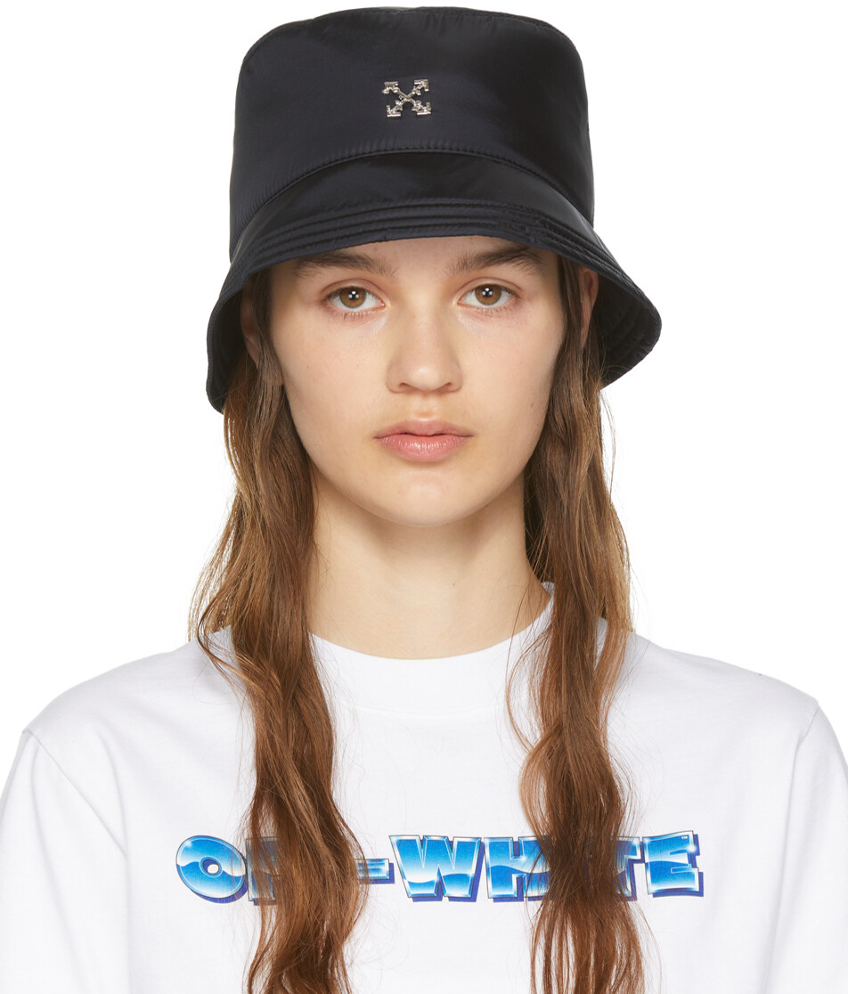 

Панама со стрелками из черного металла Off-White