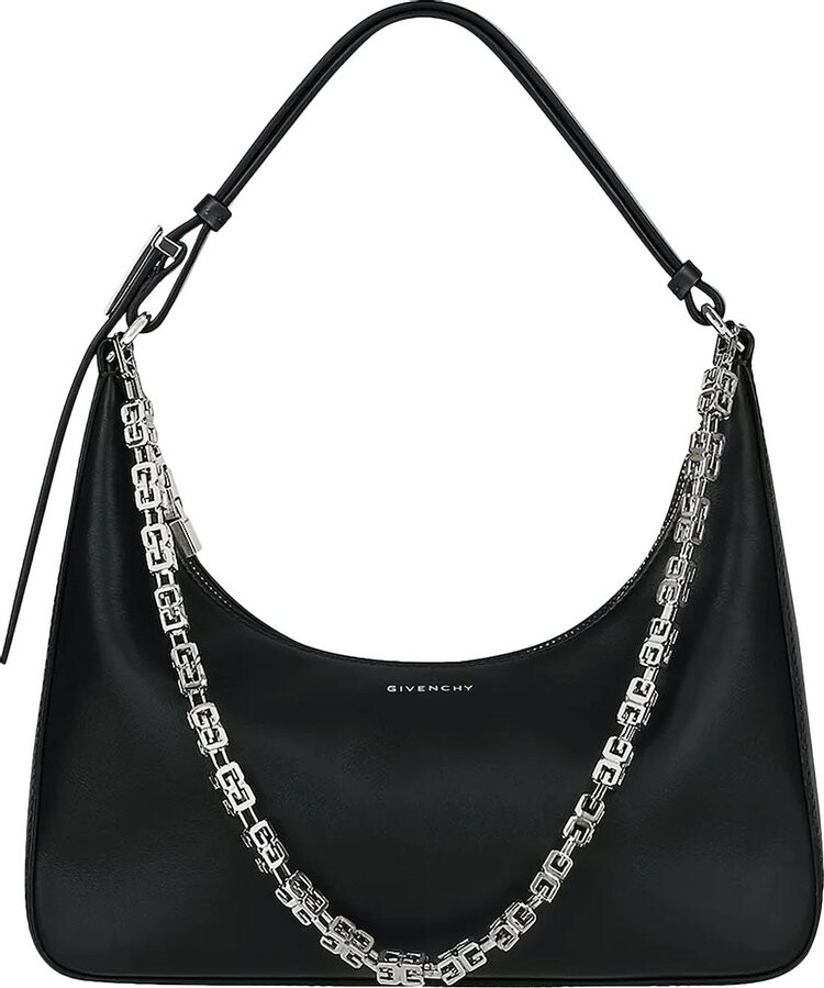 

Сумка Givenchy Moon Cut Out Small Hobo Bag Black, черный