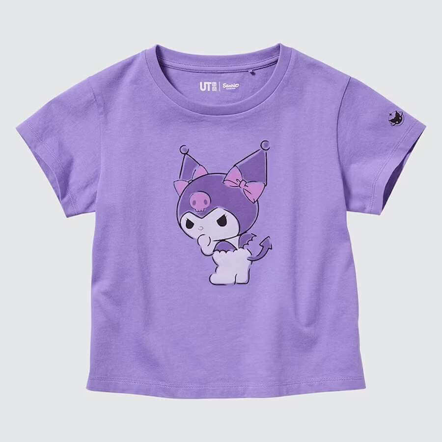 

Футболка Uniqlo UT Sanrio: Kuromi & My Melody, фиолетовый