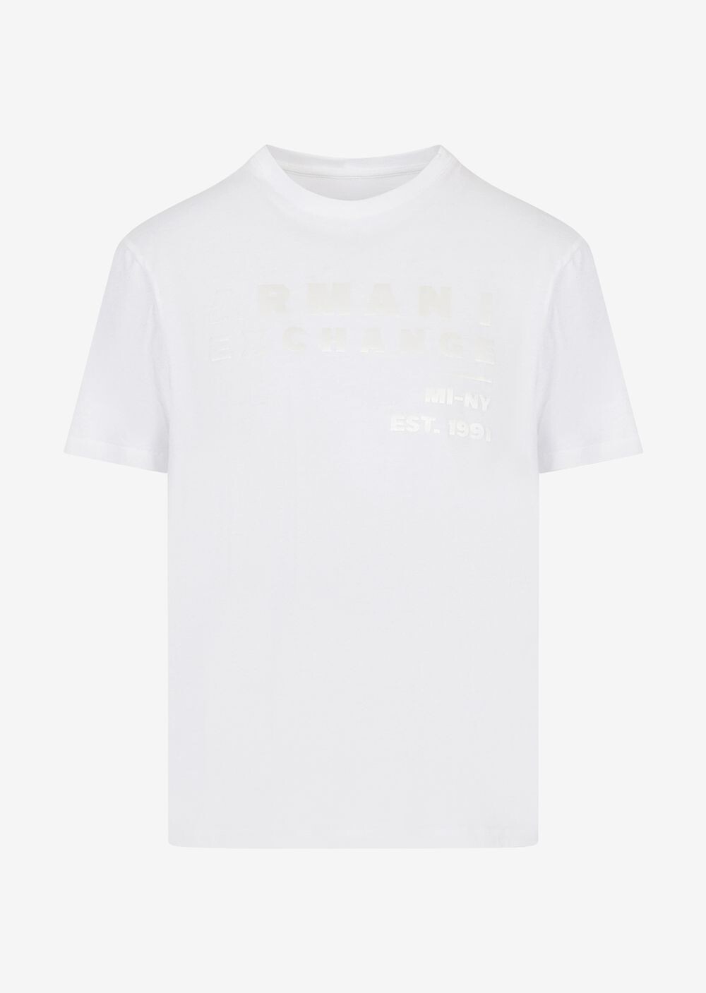 

Футболка стандартного кроя Armani Exchange, белый