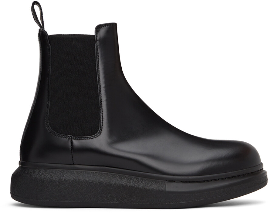 

Черные гибридные ботинки челси Alexander McQueen