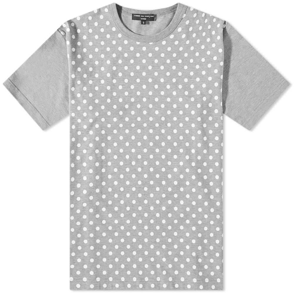 

Футболка Comme des Garçons Homme Polka Dot Tee, Серый