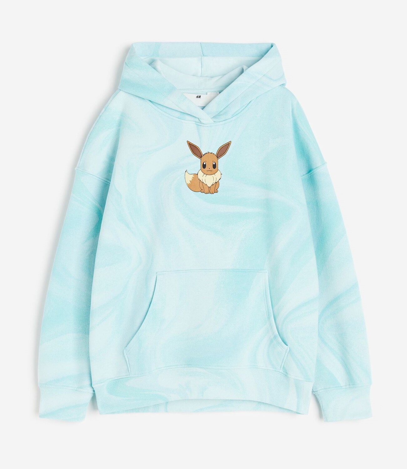 

Толстовка H&M x Pokémon Oversized Printed, бирюзовый
