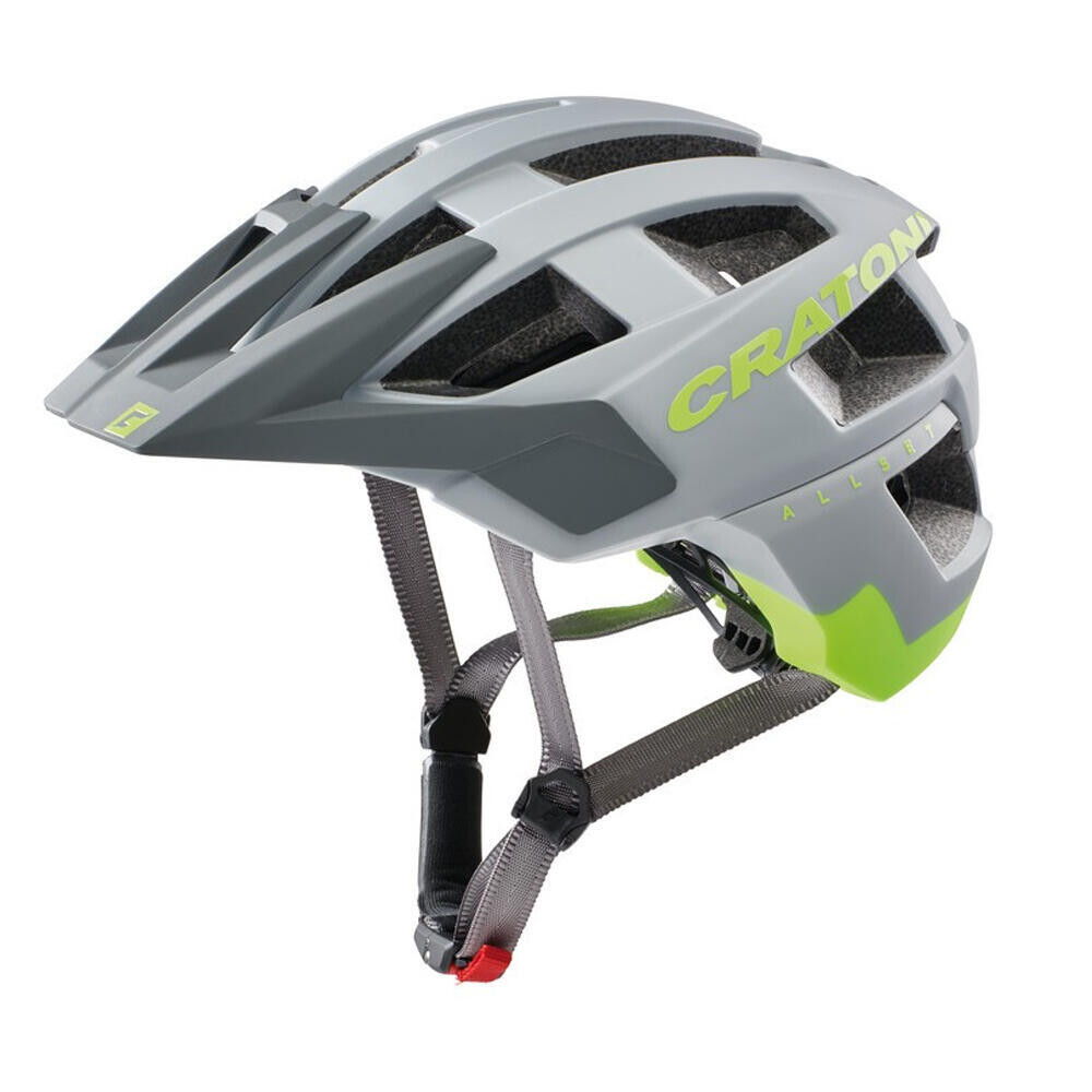

Велошлем CRATONI MTB AllSet серый/неоново-желтый матовый, серый гранит