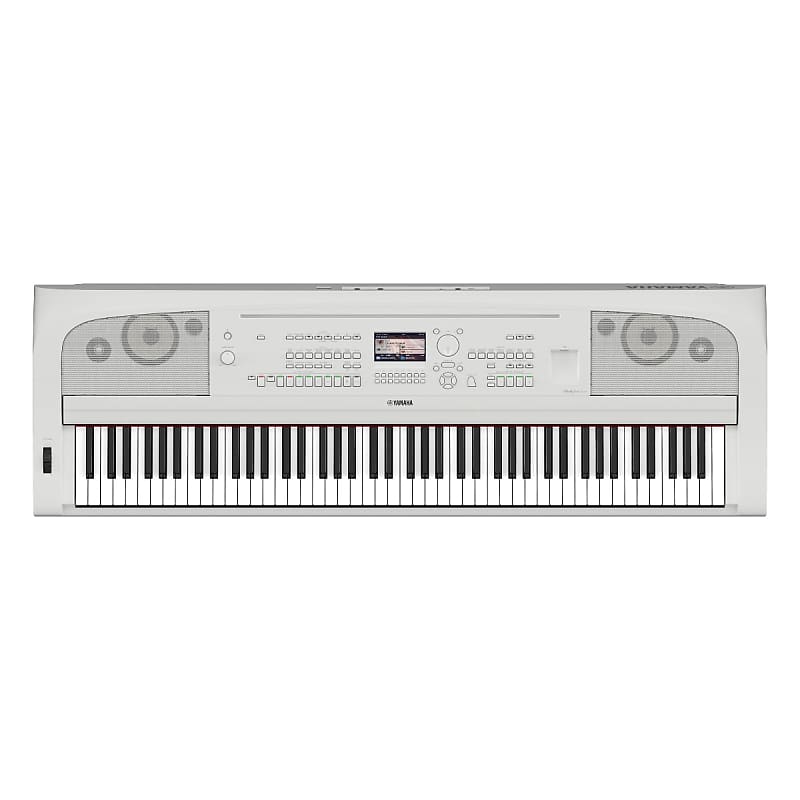 цена Портативный рояль Yamaha DGX670WH, 88 клавиш, белый